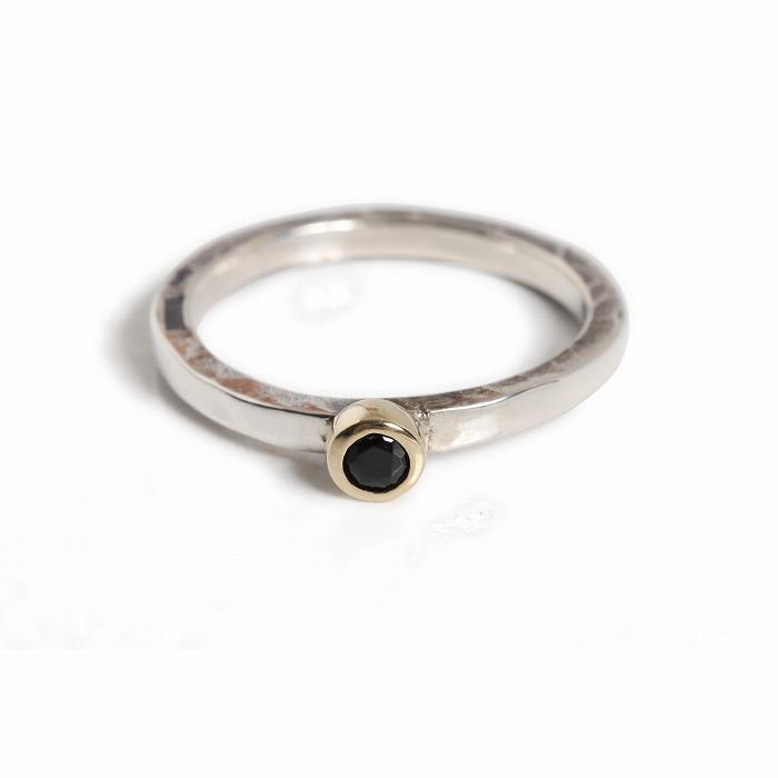 VIVIFY ビビファイ リング 指輪 シルバー Hammered k10BezelSetting Ring | VIVIFY | 08