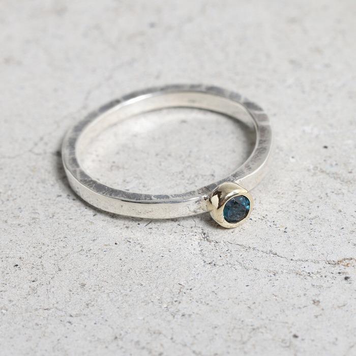 VIVIFY ビビファイ リング 指輪 シルバー Hammered k10BezelSetting Ring | VIVIFY | 09