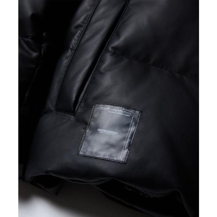 ポイント10倍 VIRGOwearworks ヴァルゴウェアワークス VIRGO ヴァルゴ 正規店 11月発売 PRIME LEATHER DOWN JACKETの画像