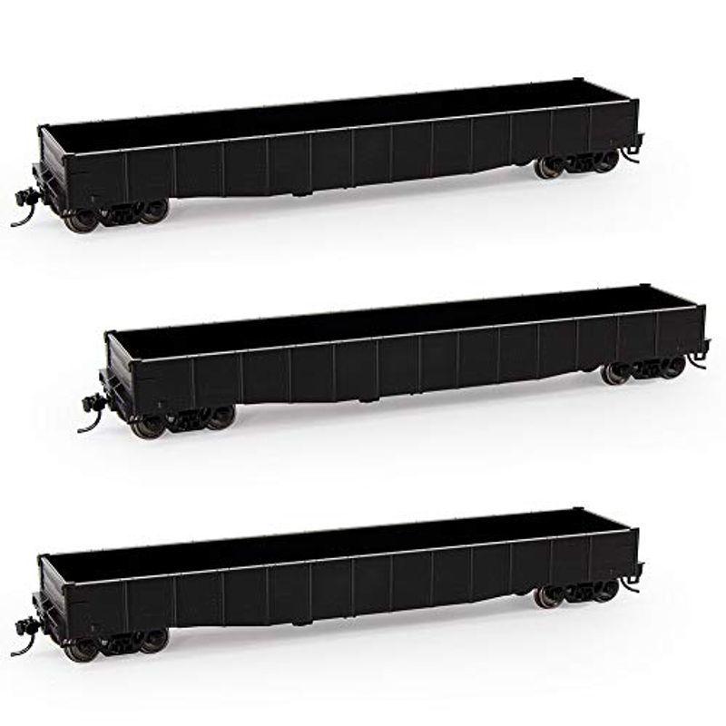 女の子向けプレゼント集結 フィートブラック 52 ゲージ 3台ho ボックス低めゴンドラ 無蓋車 1 144ゴンドラ 輸送貨 モデル列車 トラック 車両 列車 ワゴン その他鉄道模型 Medicalvisaperu Com