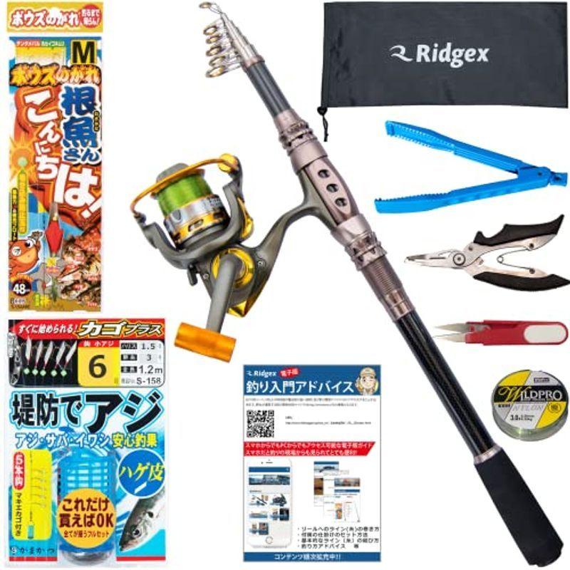 冬バーゲン サビキ釣り 初心者向け 釣りセット Ridgex ちょい投げ釣り 釣り 振り出し式 2 1m カーボンロッド 電子入門ガイド付き 仕掛け付き その他ロッド 釣り竿 Bozellivacinas Com Br