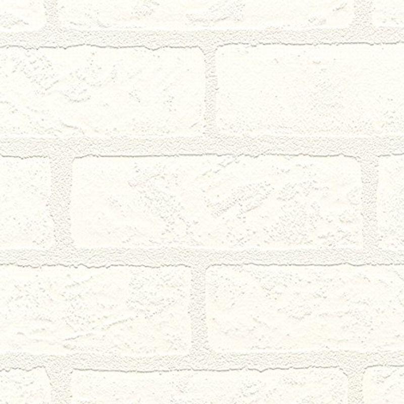 【限定販売】 壁紙37m シンコール レンガ・タイル調 BB-8445 ホワイト 壁紙