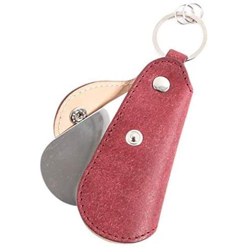 Boosters ブースターズ プエブロ 携帯用靴べら 携帯 キーホルダー おしゃれ 革 携帯用 モスト ボルドー 靴べら