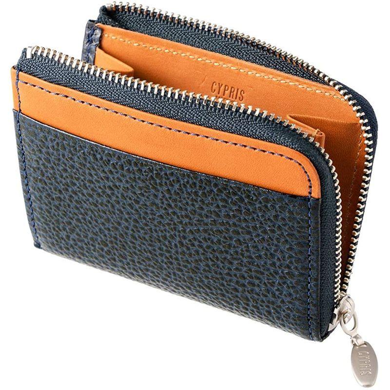 注目 キプリス小銭入れカシューレザー 8509 ネイビー 小銭入れ コインケース