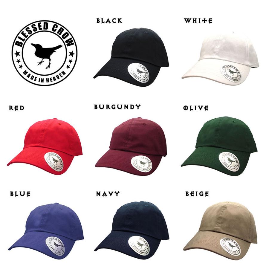 キャップ ブランド メンズ 帽子 BlessedCrow RELAXED ローキャップ 秋冬 春夏 コットン ロゴ タグ |  | 01