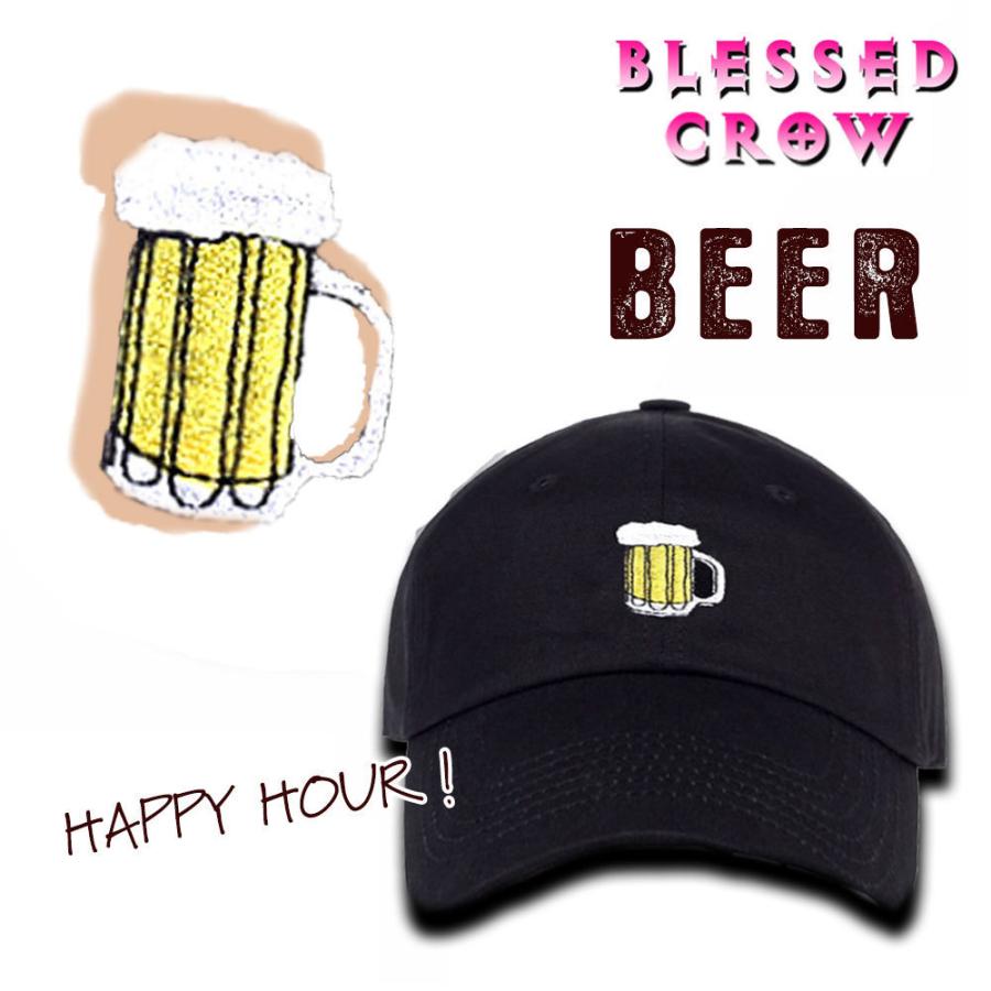 ビール キャップ 黒 帽子 メンズ レディース C0015beer 帽子屋 Blessed Crow 通販 Yahoo ショッピング