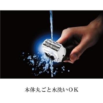 パナソニック メンズシェーバー ボディ用 お風呂剃り可 白 ER-GK40-W トリマーで剃る 整えるの 9mmの長さに整えられるアタッチメント付 刃をはずさず洗えるウォータースルー洗浄