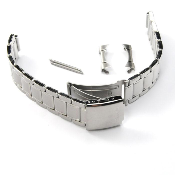 CASIO（カシオ） 純正バンド MDV-106D専用ベルト メタル 弓菅 三つ折れ