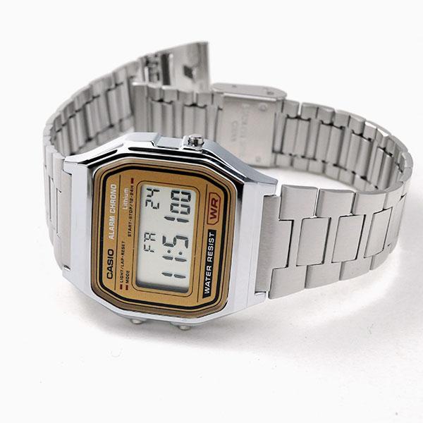 カシオ　腕時計　2本セット　ゴールド　シルバー CASIO Collection カシオ 腕時計 A158WEA-9JH ゴールド アーティスト