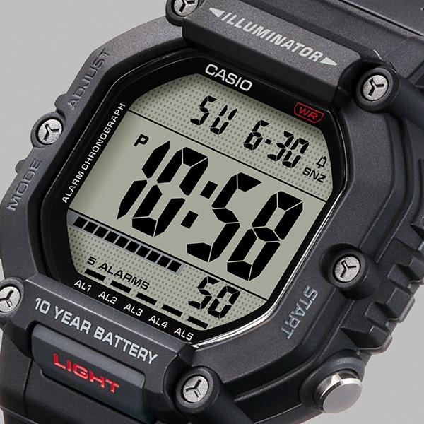 CASIO（カシオ） 10年電池 デジタル 腕時計 10気圧防水 クオーツ