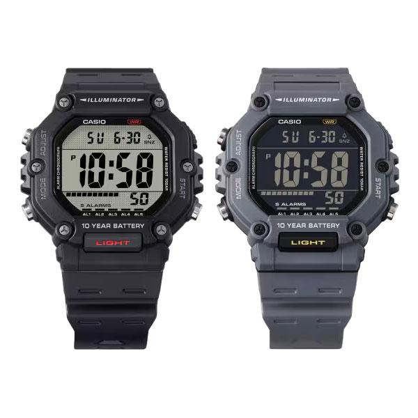 CASIO（カシオ） 10年電池 デジタル 腕時計 10気圧防水 クオーツ