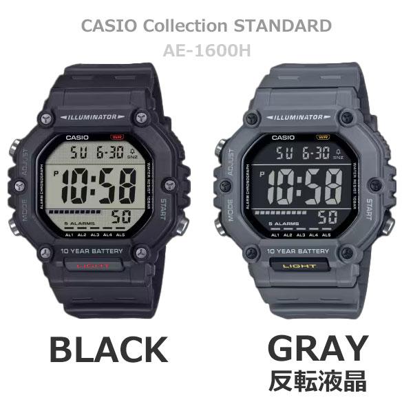 CASIO（カシオ） 10年電池 デジタル 腕時計 10気圧防水 クオーツ