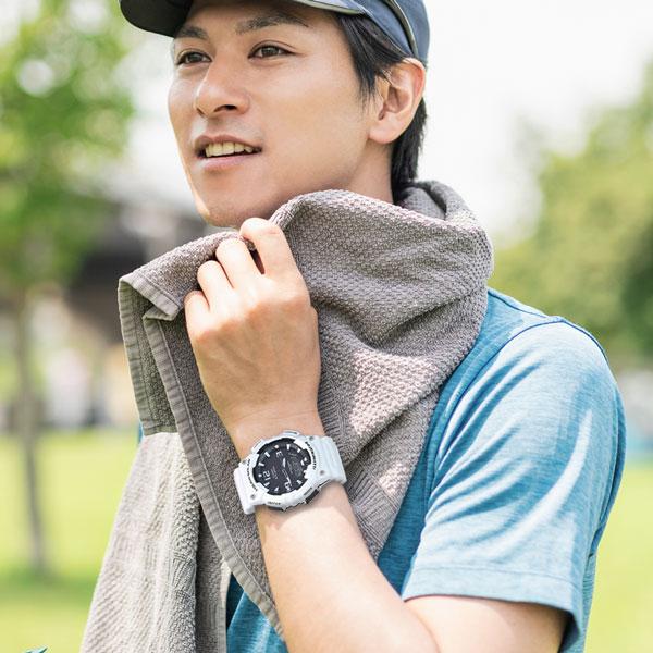 CASIO Tough Solar AQ-S810W腕時計 ホワイト　ソーラー CASIO（カシオ） 国内正規品 ソーラーウオッチ 10気圧防水 腕時計