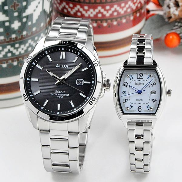 セイコー アルバ アンジェーヌ ペアウォッチ ソーラー SEIKO ALBA AQGD401-AHJD414 25.0 プレゼント 50代 40代 夫婦 50代 セイコー プレゼント 40代 夫婦 ブランド クリスマス