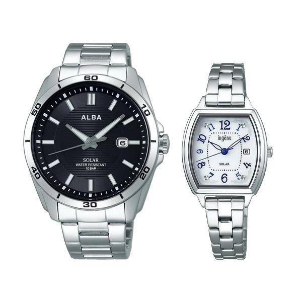 セイコー アルバ アンジェーヌ ペアウォッチ ソーラー SEIKO ALBA AQGD401-AHJD414 25.0 プレゼント 50代 40代 夫婦 50代 セイコー プレゼント 40代 夫婦 ブランド クリスマス