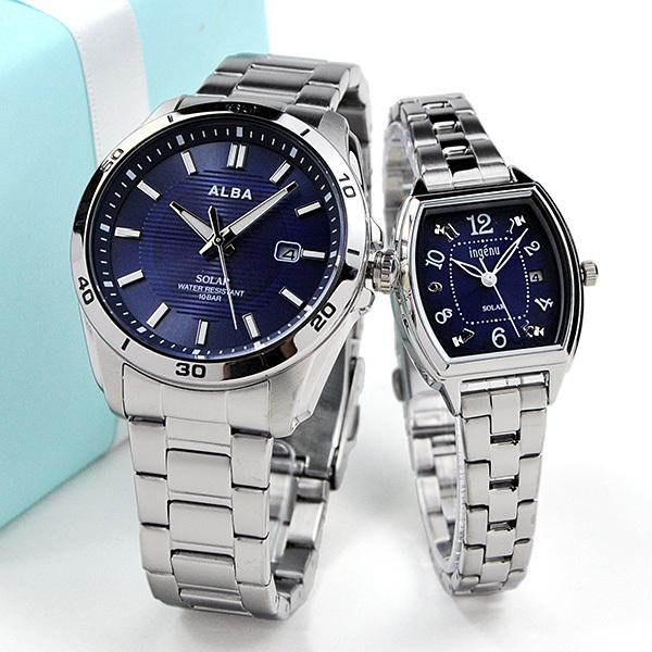 セイコー アルバ アンジェーヌ ペアウォッチ ソーラー SEIKO