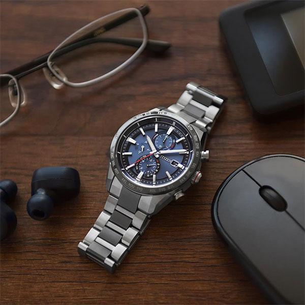 CITIZEN アテッサ　アクトライン　AT8186-51L ACT Line 腕時計 メンズ シチズン エコドライブ クロノグラフ 電波