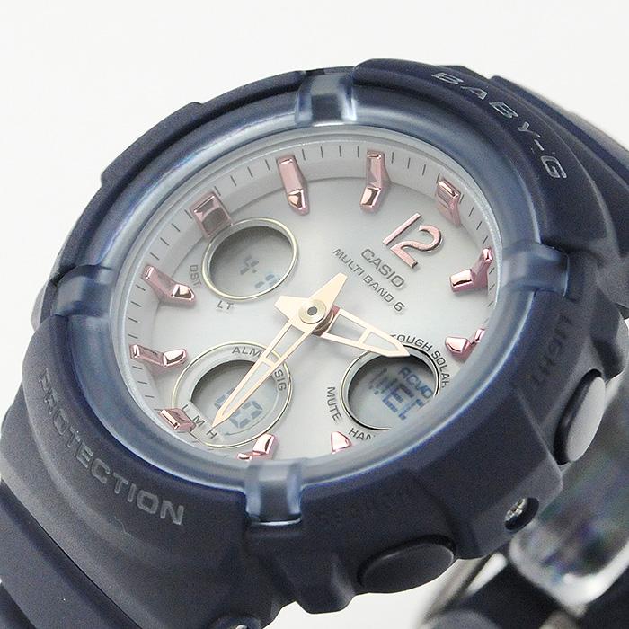 Basic（BABY-G） 電池交換不要 電波ソーラー レディース 腕時計 ベビー