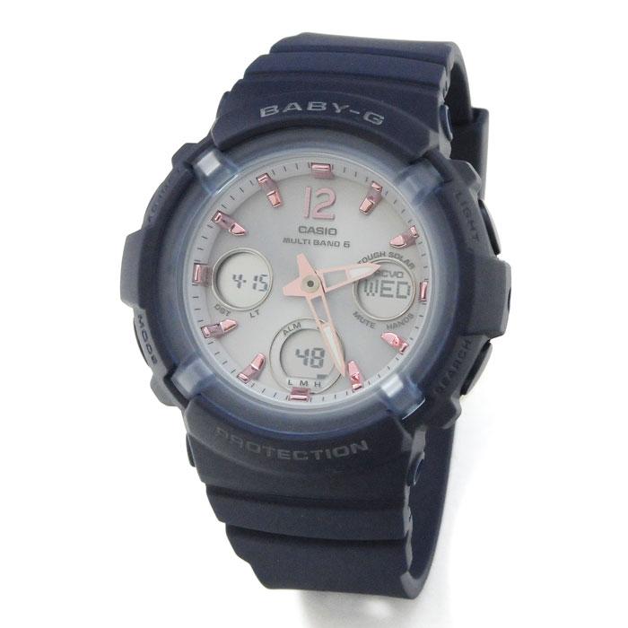 Basic（BABY-G） 電池交換不要 電波ソーラー レディース 腕時計 ベビー