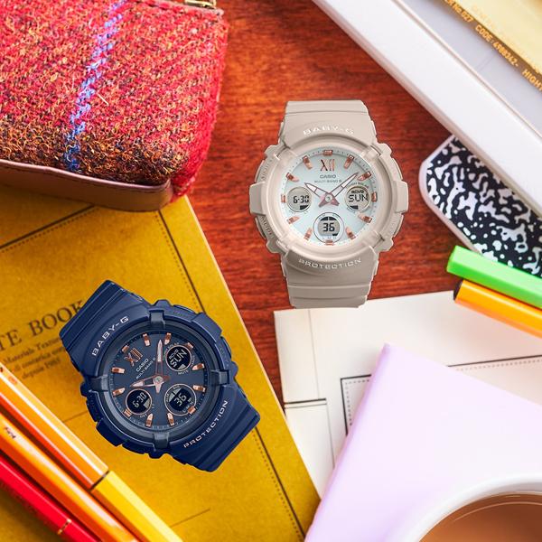 baby-g カシオ 電波ソーラー 腕時計 ベビーg g-shock レディース BGA-2800 select  ブラック ネイビー ベージュ ホワイト 母の日｜blessyou｜06