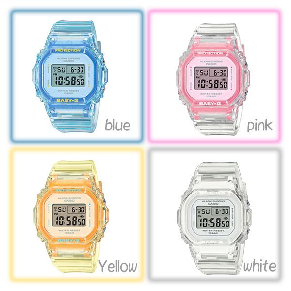 クリアカラー デジタル 腕時計 レディース ベビーG Summer Jelly Colors BGD-565-10000  BABY-G  bgd565sj_us casio gショックレディース｜blessyou｜06