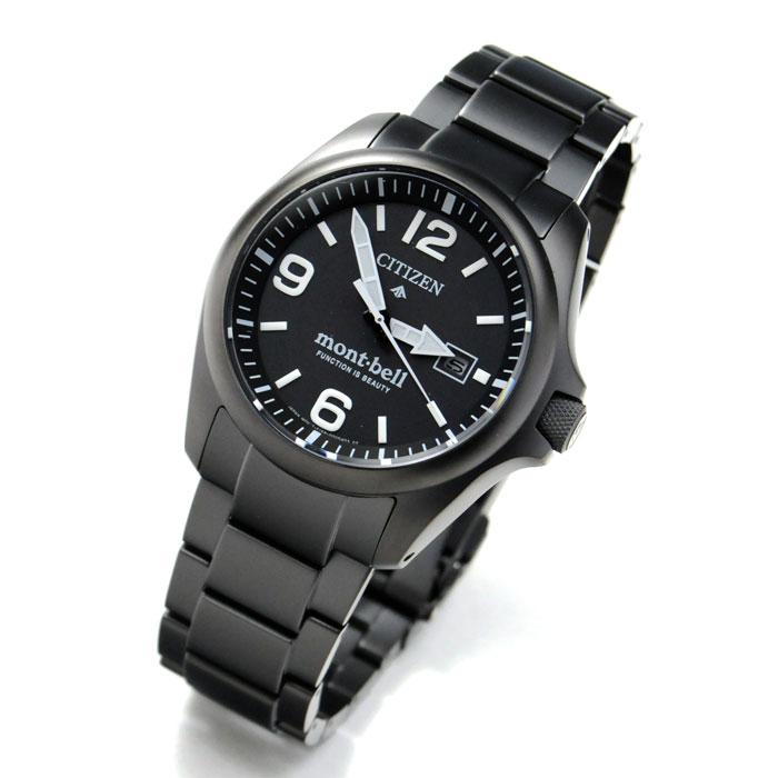 LAND メンズ 腕時計 アナログ Mont-bell コラボモデル シチズン