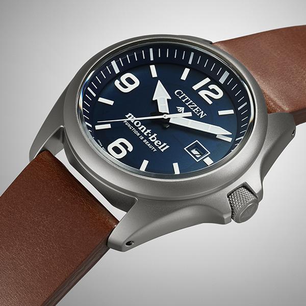 LAND メンズ 腕時計 アナログ Mont-bell コラボモデル シチズン