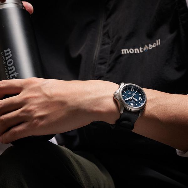 LAND メンズ 腕時計 アナログ Mont-bell コラボモデル シチズン