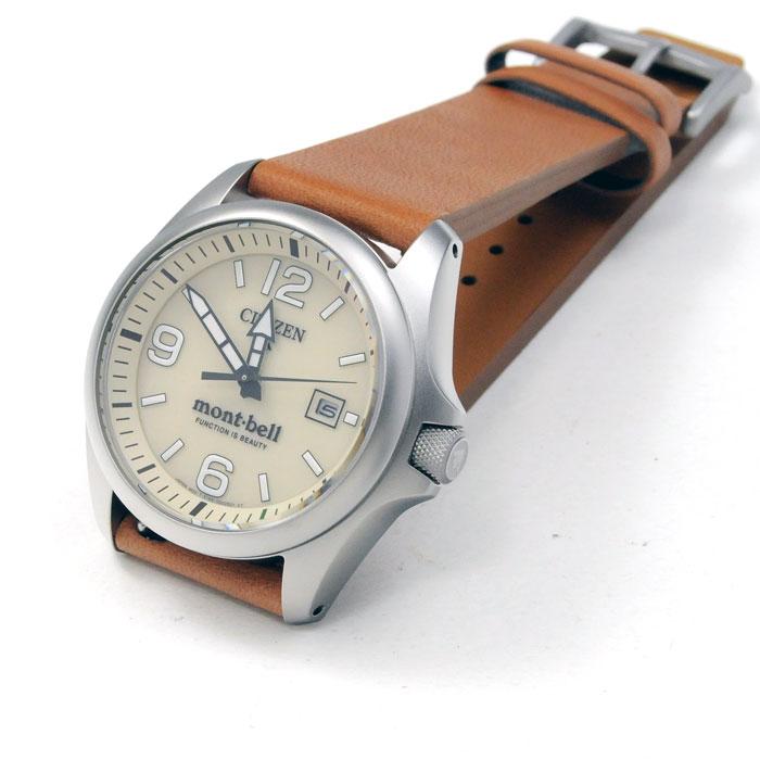 LAND メンズ 腕時計 アナログ Mont-bell コラボモデル シチズン