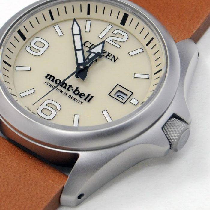 LAND メンズ 腕時計 アナログ Mont-bell コラボモデル シチズン