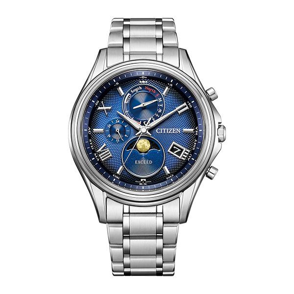【美品】CITIZEN EXCEED エクシード ソーラー 電波時計 CITIZEN EXCEED シチズン 電波ソーラー ダイレクトフライト ムーン