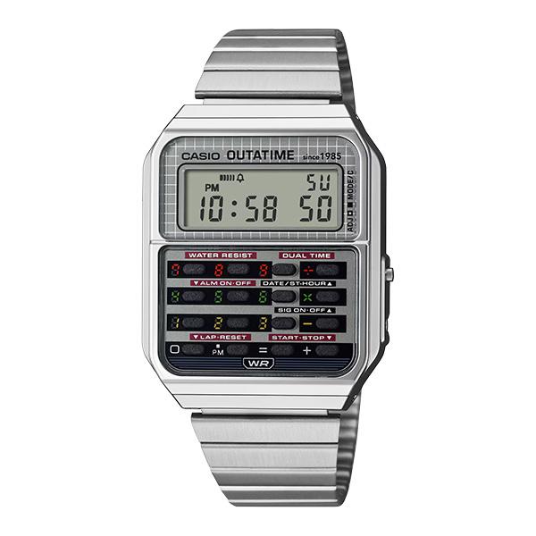 CASIO × BACK TO THE FUTURE 限定モデル 電卓ウォッチ カシオ、バック・トゥ・ザ・フューチャーの電卓ウォッチ - Impress Watch