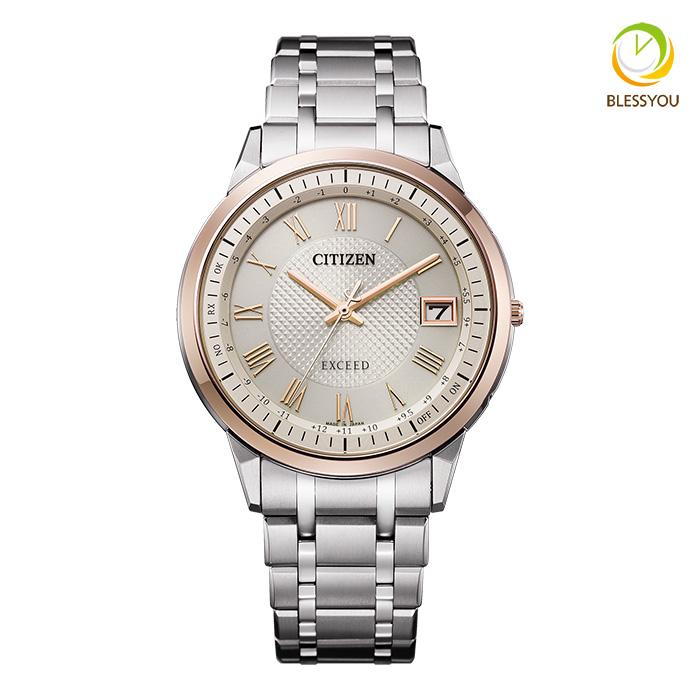 EXCEED(CITIZEN) CITIZEN EXCEED シチズン 電波ソーラー メンズ 腕時計