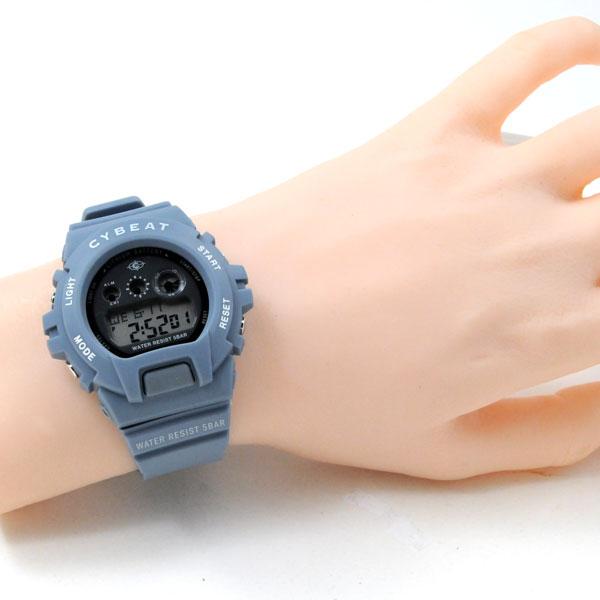 J-AXIS 腕時計 デジタル キッズウォッチ 5気圧防水 サイビート