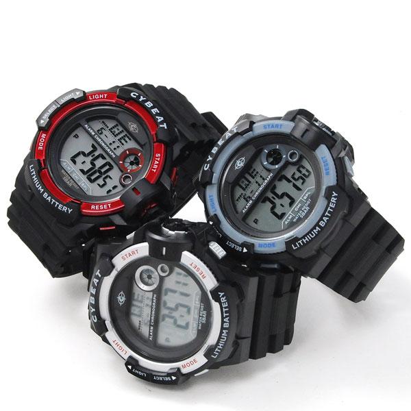 Pepsiman デジタルウォッチ SUN FLAME 腕時計 デジタル ウォッチ 5気圧防水 サイビート サン