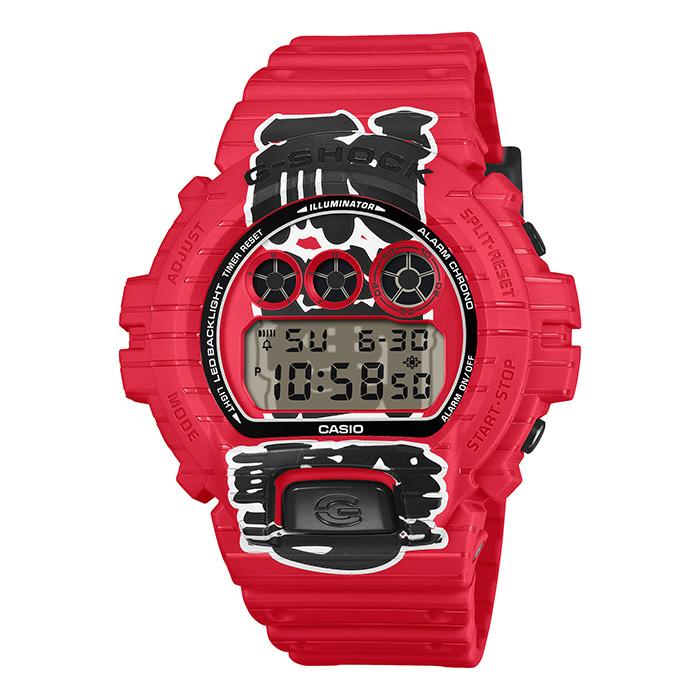 CASIO G-SHOCKジーショック腕時計 紅レッド　男梅コラボカラー CASIO G-SHOCKジーショック腕時計 紅レッド 男梅コラボカラー ICONIC