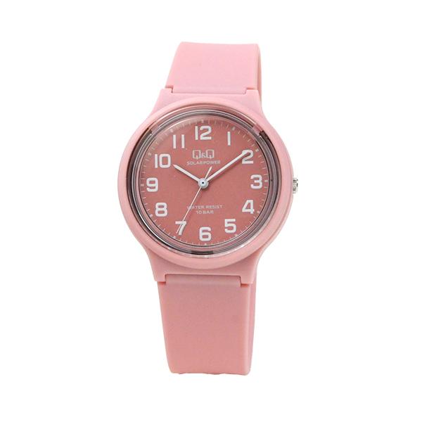 Q&Q 旅行 入院 に 安心 電池交換不要 腕時計 レディース