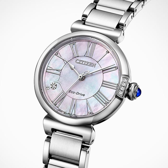 【新品】シチズン CITIZEN L 腕時計 レディース EM1060-87Y ROUND Collection 光発電エコ・ドライブ（E031-00M） ホワイトシェルxシルバー アナログ表示 ROUND Collection CITIZEN L シチズン エル エコドライブ 腕時計
