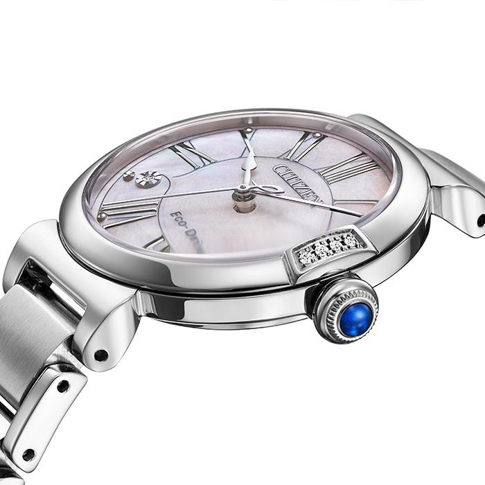 【新品】シチズン CITIZEN L 腕時計 レディース EM1060-87Y ROUND Collection 光発電エコ・ドライブ（E031-00M） ホワイトシェルxシルバー アナログ表示 2797083930.jpg?1770861849