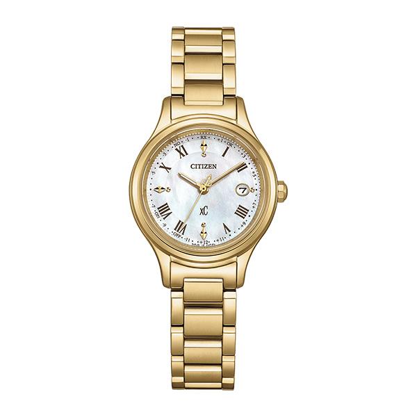 クロス付】 クロスシー エコドライブ 電波時計 CITIZEN XC シチズン