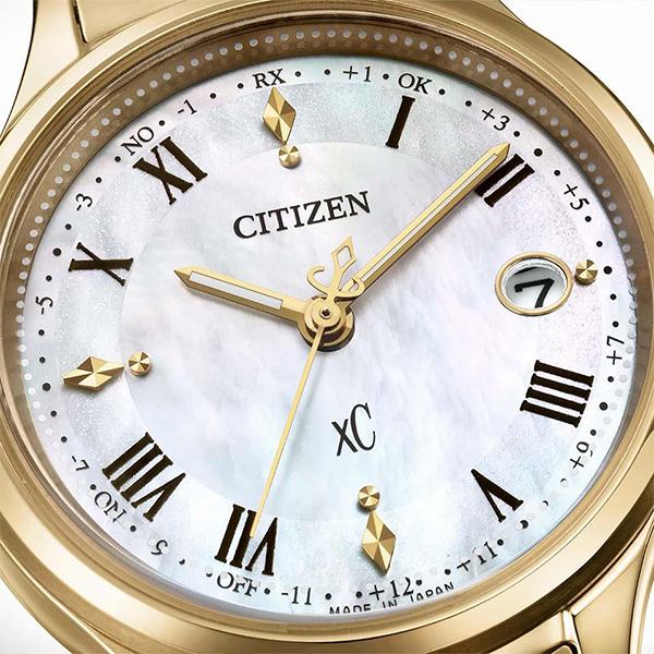 クロス付】 クロスシー エコドライブ 電波時計 CITIZEN XC シチズン