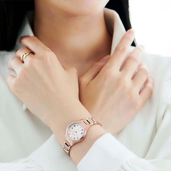 レディース 電波ソーラー 腕時計 クロスシー CITIZEN XC シチズン 腕時計  ES9497-96A 90,0 hikari コレクション エコドライブ電波時計の画像