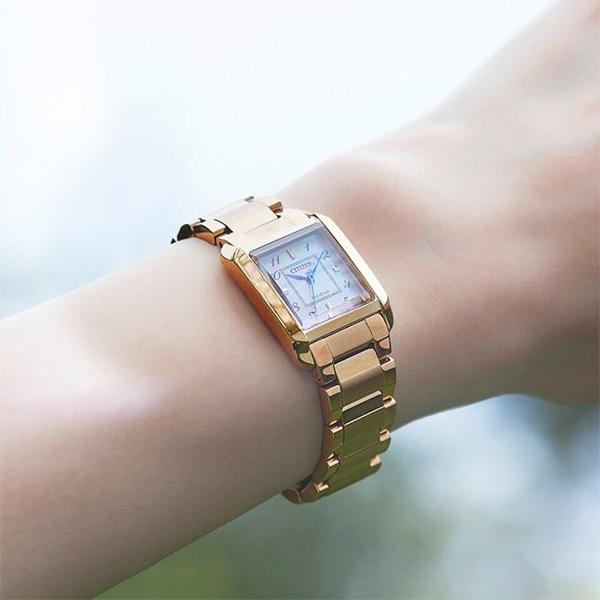CITIZEN L シチズン エル エコドライブ 腕時計 レディース ゴールド