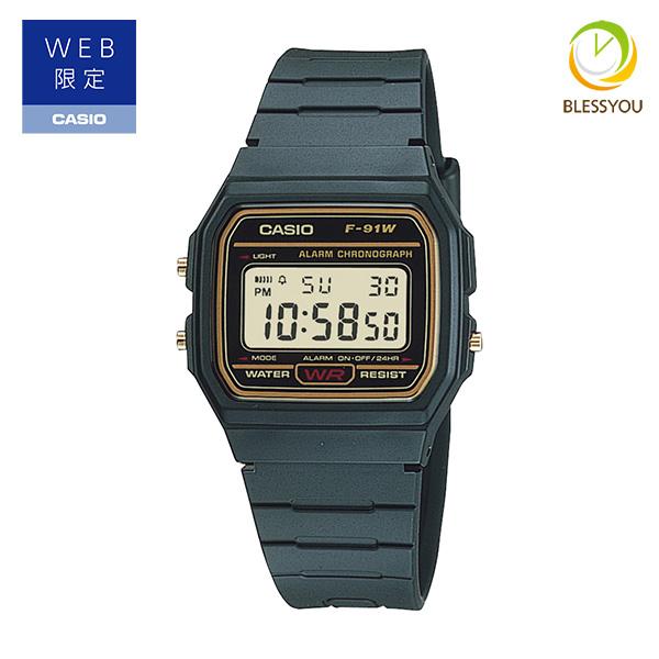 ネコポス配送品 カシオ デジタル ウォッチ F-91WG-9QJH 腕時計 CASIO
