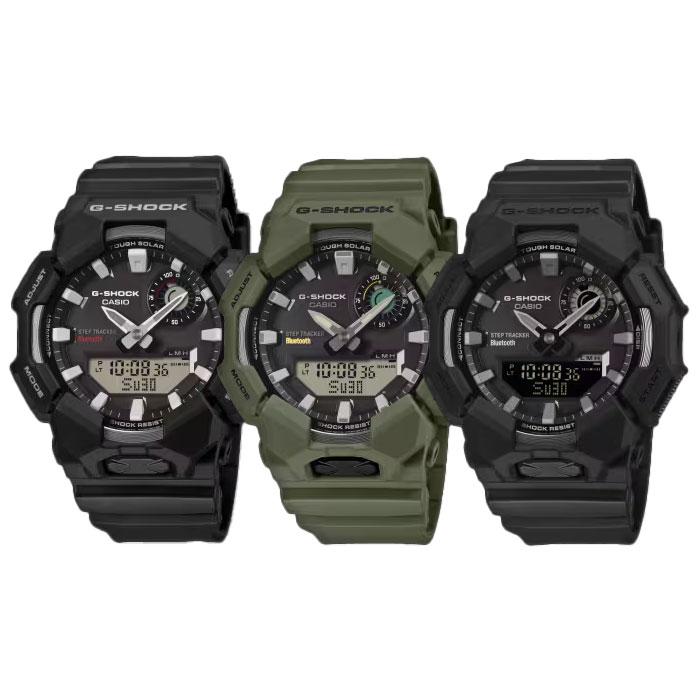 カシオG-SHOCK‼️Bluetooth搭載タフソーラー‼️美品です‼️ G-SHOCK BASIC Bluetooth搭載 ライフログ機能 メンズ 腕時計 タフ