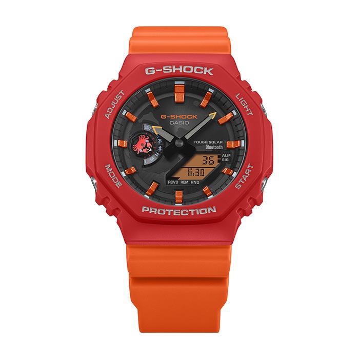 G-SHOCK BASIC CASIO ソーラー時計 Bluetooth モバイルリンク機能付 GA