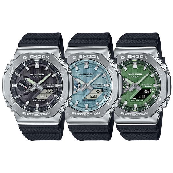 G-SHOCK ソーラー メタル 腕時計 メンズ Bluetooth搭載 スマートフォン  