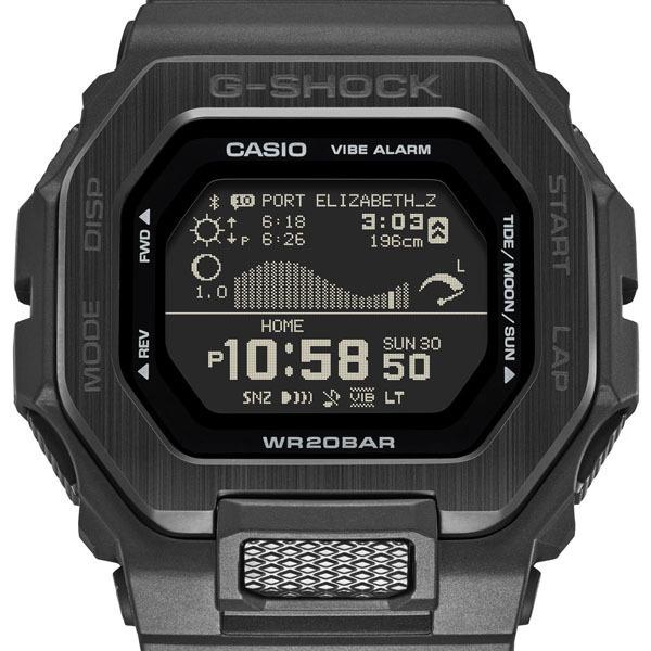 gショック g-shock  腕時計 メンズ CASIO カシオ G-LIDE GBX-100NS-1JF 24,0 タイドグラフ  サーフィン サーファー フルブラック   50代｜blessyou｜02