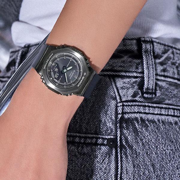 G-SHOCK Gショック レディース 腕時計 メタルベゼル GM-S2110 シリーズ