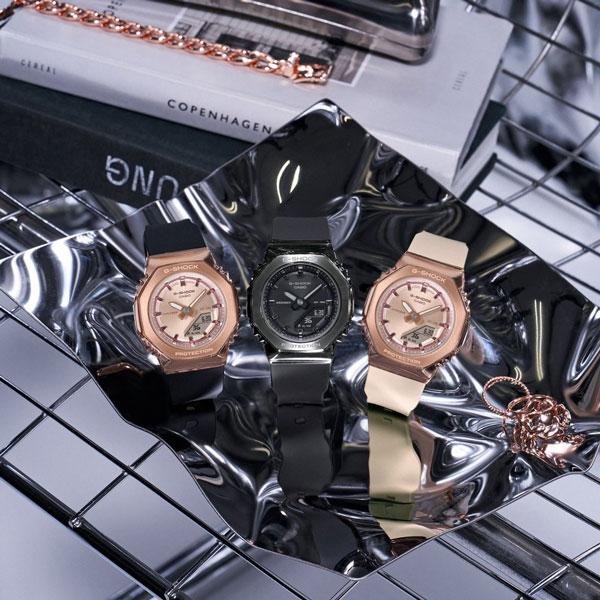 G-SHOCK Gショック レディース 腕時計 メタルベゼル GM-S2110 シリーズ